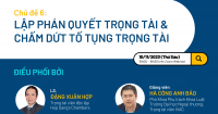 CHỦ ĐỀ 6: LẬP PHÁN QUYẾT VÀ CHẤM DỨT TỐ TỤNG