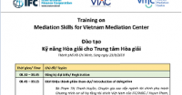 TRAINING ON MEDIATION SKILLS FOR VIETNAM MEDIATION CENTER