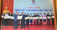 Mr. Nguyen Manh Dzung was awarded a certificate of merit by the Vietnamese Minister of Justice on 26 December 2023