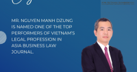 Mr. Nguyen Manh Dzung is named in Vietnam Top’s 100 Lawyers 2022 by Asia Business Law Journal